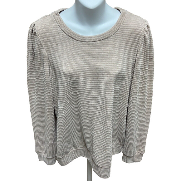 Chenault Womens Sweater Size XL Womens Beige New Pullover Long Sleeve - Picture 1 of 11